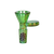 9ct SeshGear Chromatic Funnel Bowl w/ Tab Handle Display - 14mm M / Assorted Colors