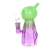 3ct Cute Kitty Ombre Glass Water Pipe Bundle - 5.75" / 14mm F / Assorted Colors