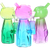 3ct Cute Kitty Ombre Glass Water Pipe Bundle - 5.75" / 14mm F / Assorted Colors