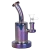 3ct SeshGear Electroplated Glass Rig Bundle - 7" / 14mm F / Blue, Clear, Light Amber
