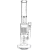 Pulsar Double Chamber Rocket Perc Chugger Glass Water Pipe - 15.25" / 14mm F