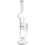 Pulsar Kink Neck Double Chamber Chugger Glass Water Pipe - 17.25" / 14mm F