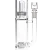 Pulsar Kink Neck Double Chamber Chugger Glass Water Pipe - 17.25" / 14mm F