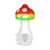 6ct Silicone Mushroom Hand Pipe Bundle- 4.25" / Assorted Colors