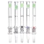 3ct SeshGear Dab Straw Travel Kit Bundle - 5.9" / Colors Vary
