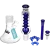 Pulsar Chillr Glycerin Beaker Glass Water Pipe - 13" / 14mm F / Blue