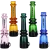 5ct Pulsar Maria Chillum Bundle - 3.75" / Amber, Blue, Green, Pink, Teal