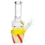 2ct Cute Kitty Ice Cream Treat Glass Water Pipe Bundle- 9.75" / 14mm F / Assorted Colors