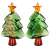 Pulsar Christmas Tree Herb Pipe Duo - 10" / 14mm F