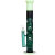 2ct  Pulsar Tri-Tone Holey Straight Tube Glass Water Pipe Bundle - 11.5" / 14mm F / Green/Black, White/Black