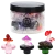 12ct  SeshGear Pixie Perch Carb Caps Jar - 30mm / Assorted Designs