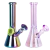 2ct SeshGear Sparkling Chromatic Beaker Glass Water Pipe Bundle - 10" / 14mm F / 1 Purple, 1 Rainbow