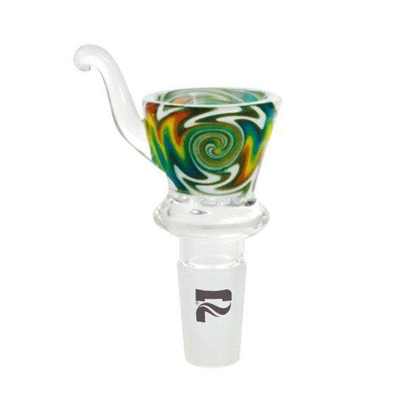 14mm Colourful Worked Glass Bowl by Pulsar