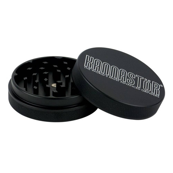 Kannastor Black Solid Top & Solid Body 2-Piece - 2.5"