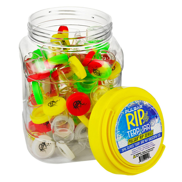 Pulsar RIP Series 6ml Glass Terp Jar - Display