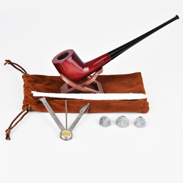7.5" Dublin Cherry Wood Shire Pipe