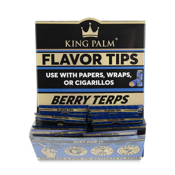 King Palm Terps Filters Display Berry Terps 50ct Display King Palm Terps Filters Display Berry Terps 50ct Display