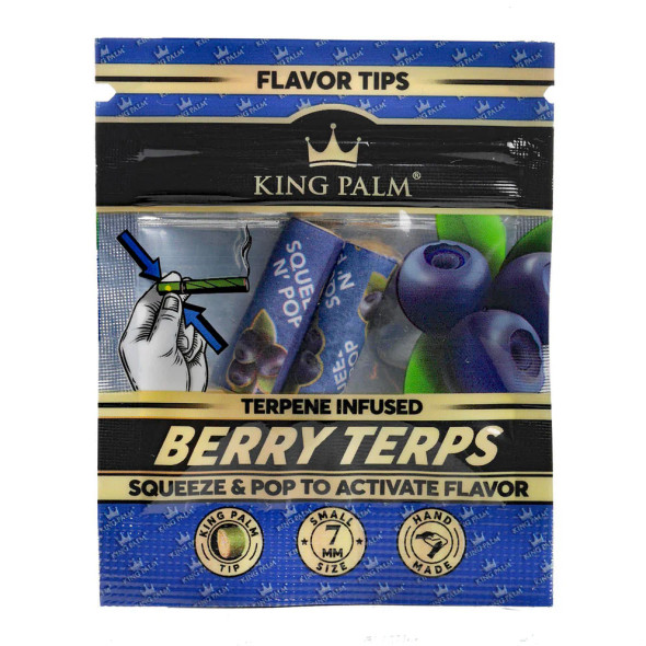 King Palm Terps Filters Display Berry Terps 50ct Display King Palm Terps Filters Display Berry Terps 50ct Display