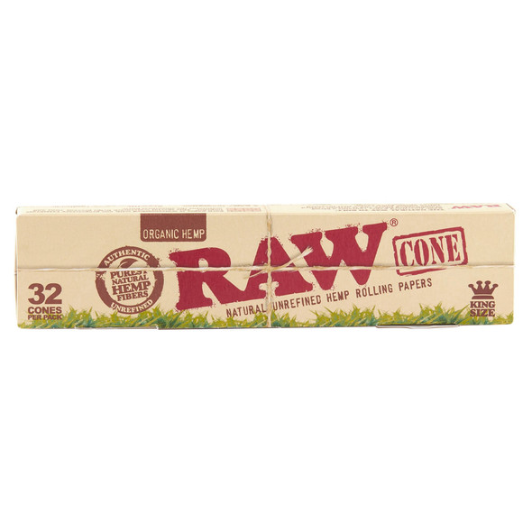 King Size Organic Cones by RAW - Pack of 32