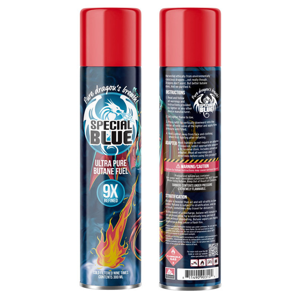 300ml Special Blue 9x Butane - Display of 12