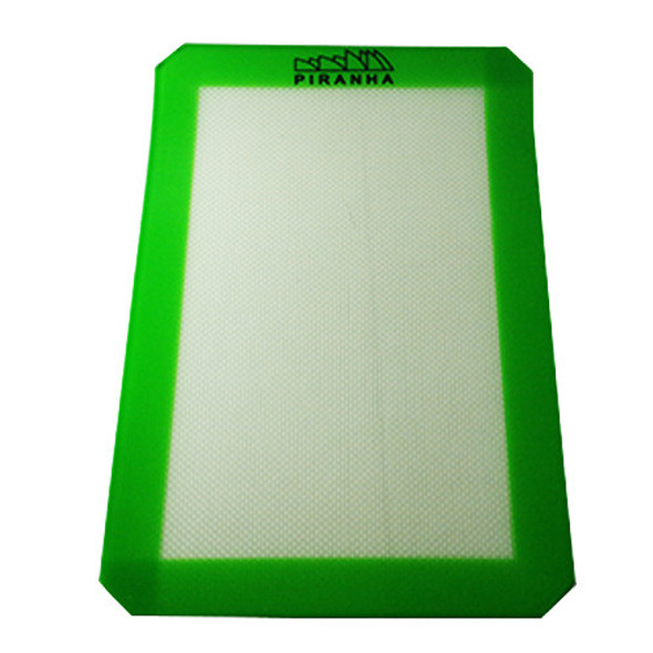 Piranha Silicone Dab Mat 8' x 12' Green and White Piranha Silicone Dab Mat 8' x 12' Green and White
