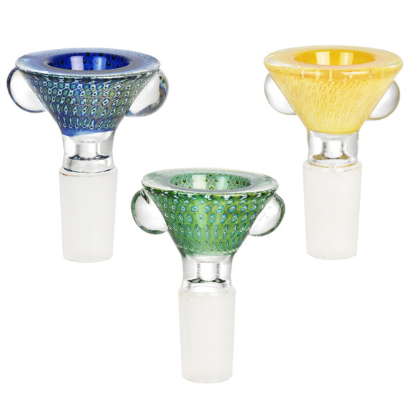 Pulsar Bubble Matrix Cone Style Bowl Slide - 14mm M/Colors Vary