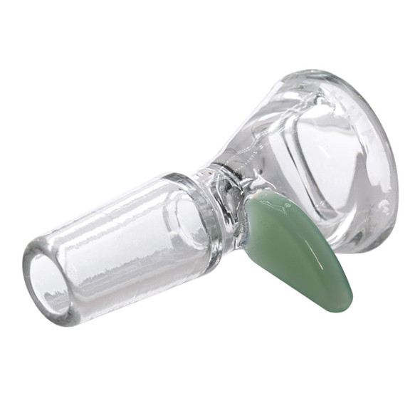 14mm Customer Clear bowl w/ angled pull tab