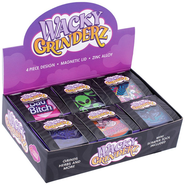 Wacky Grinderz  Extra Wacky Assortment | 2.5" | 4pc | 6ct Display
