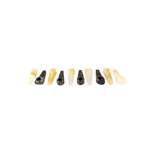Onyx Tobacco Pipe - 2.5" | Large | Colors Vary