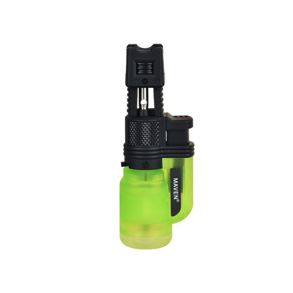 Maven Laytop Single Flame Torch Lighter - 3.75" / Assorted Colors/20CT DISPLAY
