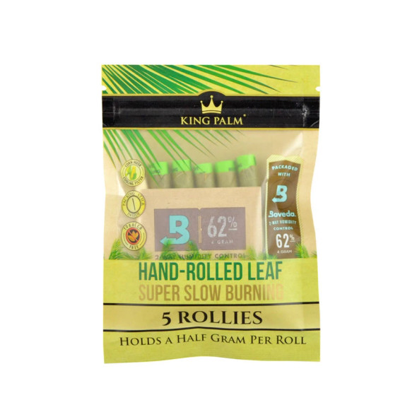 King Palm Pre-Roll Pouch Rollie 5 per pack - 15 ct Display King Palm Pre-Roll Pouch Rollie 5 per pack - 15 ct Display