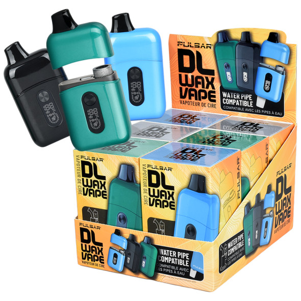 Pulsar DL Wax Vape Bar - 650mAh / Assorted Colors/6CT DISPLAY Pulsar DL Wax Vape Bar - 650mAh / Assorted Colors/6CT DISPLAY