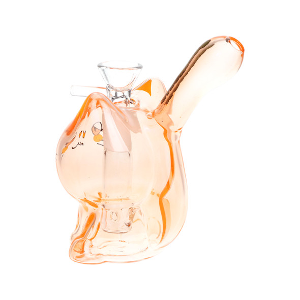 SeshGear Kitty Cat Glass Water Pipe - 5.5" / 14mm F / Colors Vary