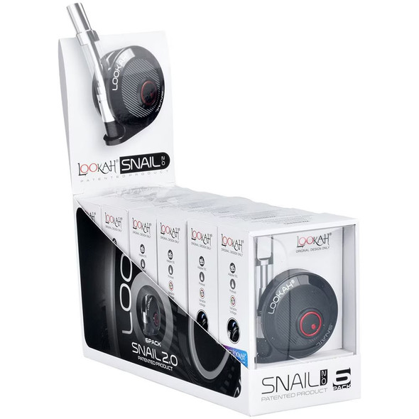 Lookah Snail 2.0 510 Vape Battery - 350mAh / 6CT DISPLAY/Black Lookah Snail 2.0 510 Vape Battery - 350mAh / 6CT DISPLAY/Black