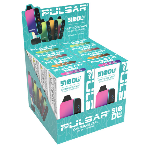 Pulsar 510 DL 5.0 Digital Screen Battery Thermo Series 1000mAh 8ct Display Pulsar 510 DL 5.0 Digital Screen Battery Thermo Series 1000mAh 8ct Display