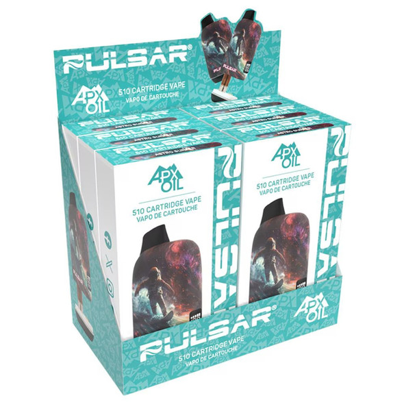 Pulsar APX Oil 510 Vaporizer 1000mAh/ Astro Surfer 6pc Display Pulsar APX Oil 510 Vaporizer 1000mAh/ Astro Surfer 6pc Display