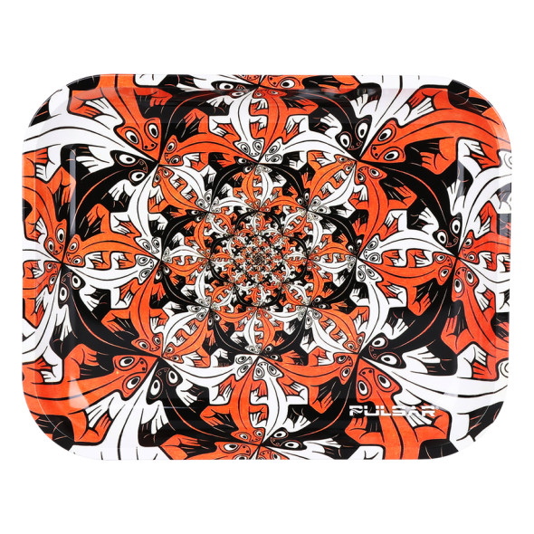 Pulsar Large Rolling Tray - Interlocking Lizards / 13"x11" Pulsar Large Rolling Tray - Interlocking Lizards / 13"x11"