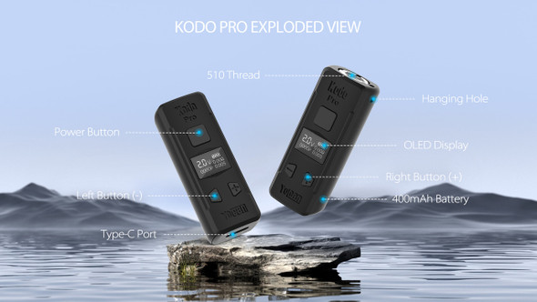 Yocan Kodo Pro 510 Battery - Assorted 20ct Display