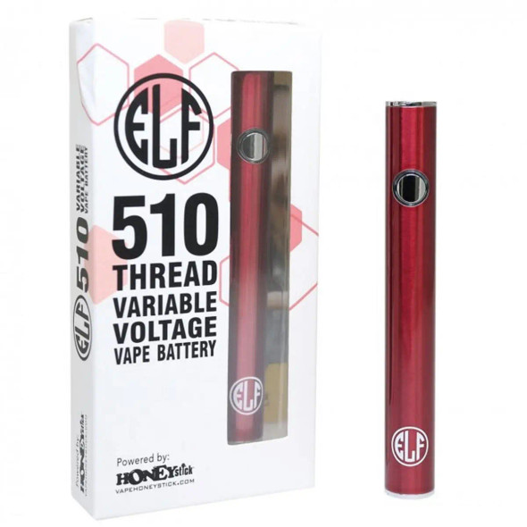 Elf 510 Variable Voltage with Button Red Elf 510 Variable Voltage with Button Red