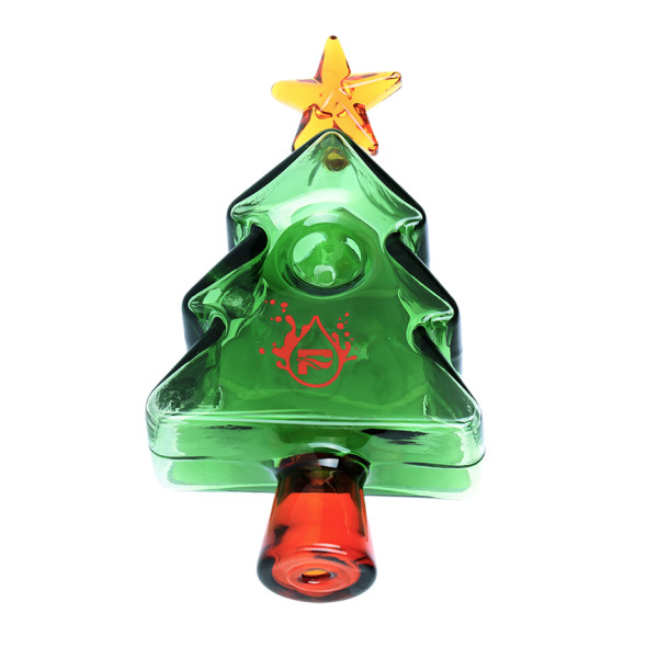 Pulsar Holiday Party Tree Glass Hand Pipe - 5" Pulsar Holiday Party Tree Glass Hand Pipe - 5"