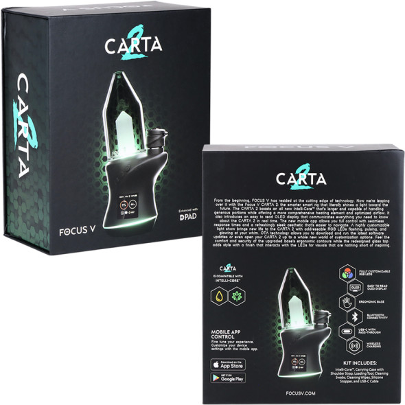 Focus V CARTA 2 Dab Rig Blue Focus V CARTA 2 Dab Rig Blue