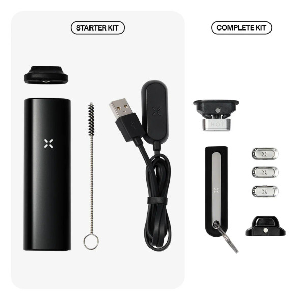 PAX Plus Dry Herb Vaporizer Start Kit Black