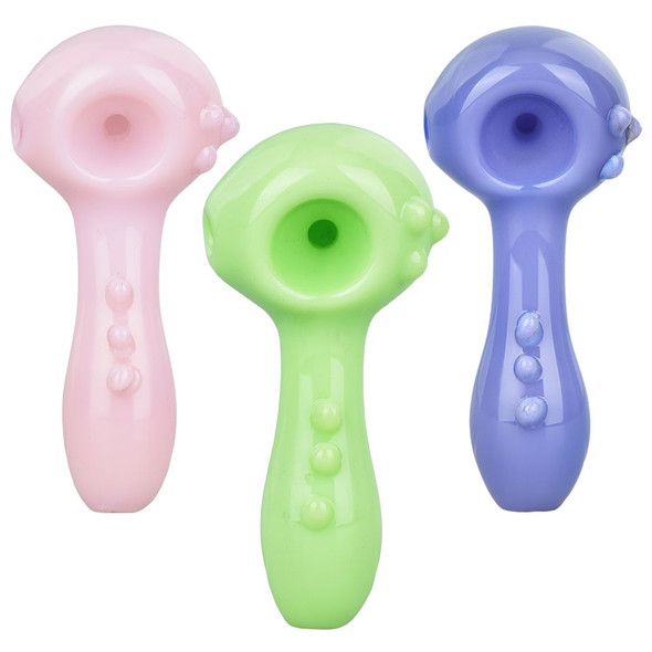 Li'l Cutie Knobby Spoon Pipe - 3.25" / Colors Vary Li'l Cutie Knobby Spoon Pipe - 3.25" / Colors Vary