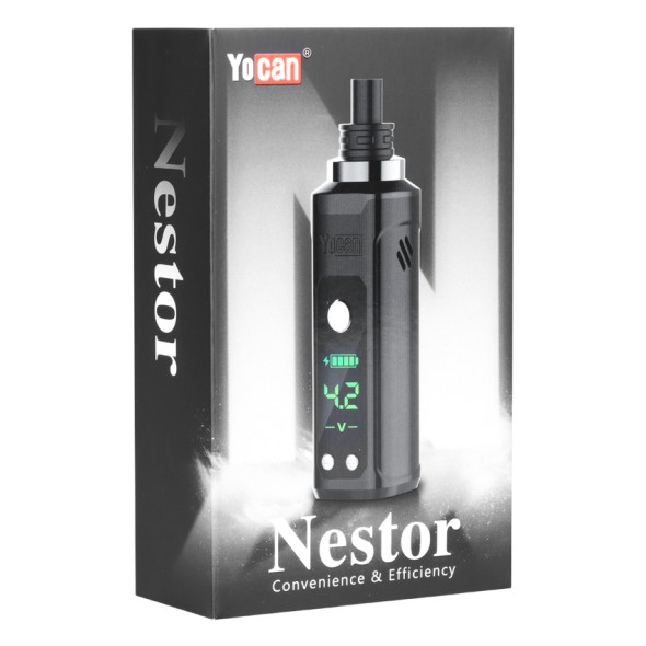 Yocan Nestor Variable Voltage Wax Vaporizer - 900mAh Black Yocan Nestor Variable Voltage Wax Vaporizer - 900mAh Black