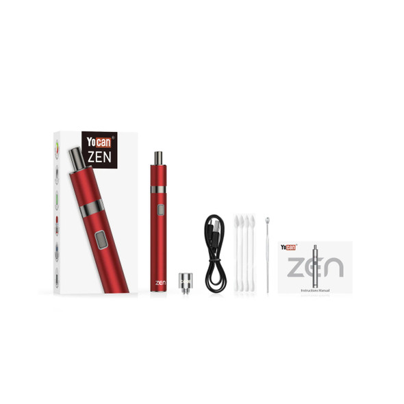 Yocan Zen C4-DE Concentrate Vaporizer Red Yocan Zen C4-DE Concentrate Vaporizer Red