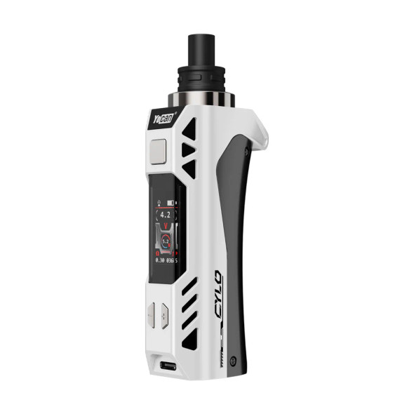 Yocan Cylo C4-DE Digital Concentrate Vaporizer Black and White Yocan Cylo C4-DE Digital Concentrate Vaporizer Black and White