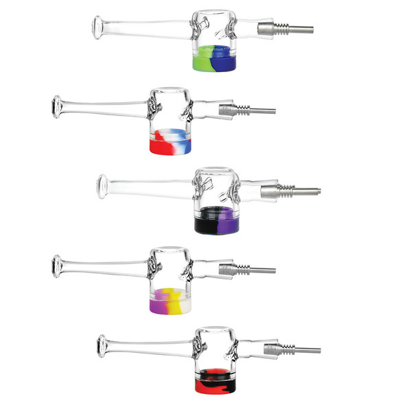 Reclaimer Dab Straw - 7.5" / Colors Vary / Titanium Tip