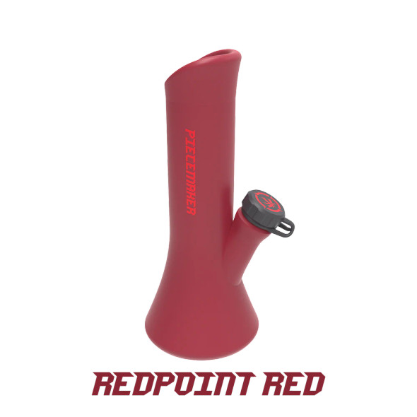 Piece Maker Kali Go! 8.5" Silicone Beaker with Attached Kap Lid Redpoint Red Piece Maker Kali Go! 8.5" Silicone Beaker with Attached Kap Lid Redpoint Red