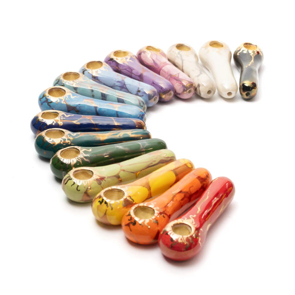 Porcelain Gold Spoon Yellow Porcelain Gold Spoon Yellow