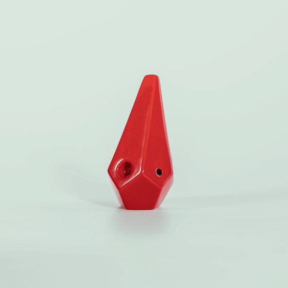 BRNT Prism Red Ceramic Pipe BRNT Prism Red Ceramic Pipe